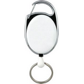 30" Carabiner Style Retractable Badge Reel Non-Printed